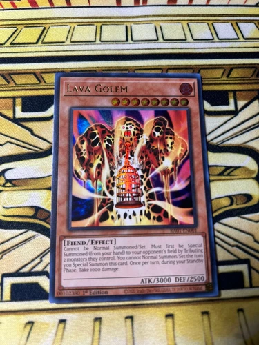 Yugioh Lava Golem RA01-EN001 Ultra Rare