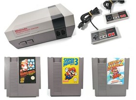 Nintendo NES Konsole mit Spiel zur Wahl + Controller - komplett aufbereitet -TOP
