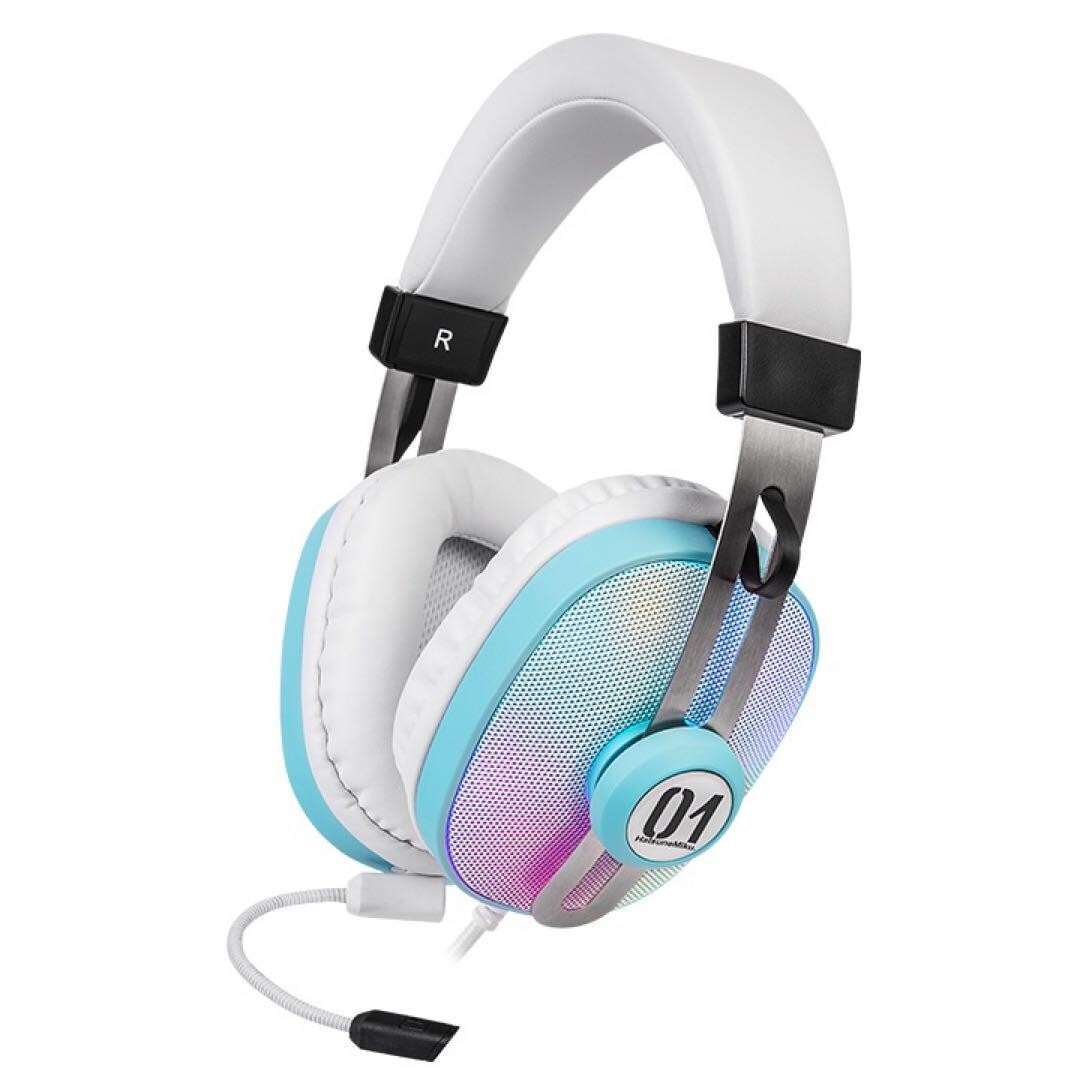 サーマルテイク Pulse G100 HEADSET HATSUNE MIKU Tsukumo Thermaltake Pulse G100 RGB Gaming Headset Hatsune