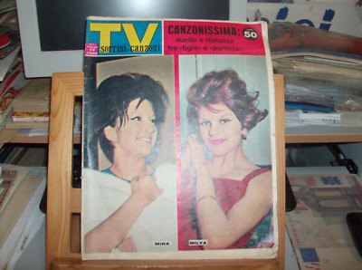 TV SMILES AND SONGS year XI No. 42 of 21/10/1962 MINA MILVA