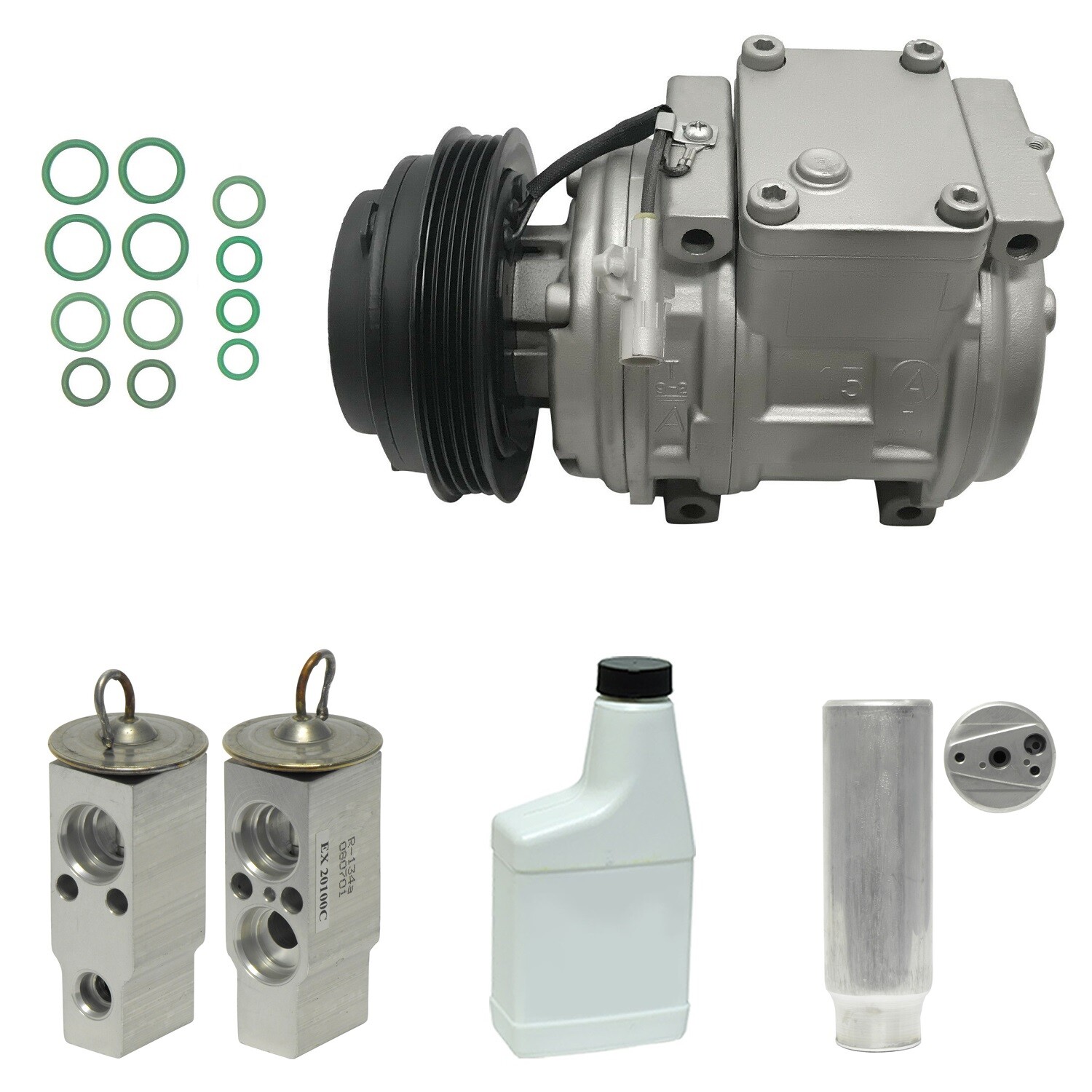RYC Reman AC Compressor Kit AF88 (FG324) Fits Tacoma 3.4L 1999 2000 ...