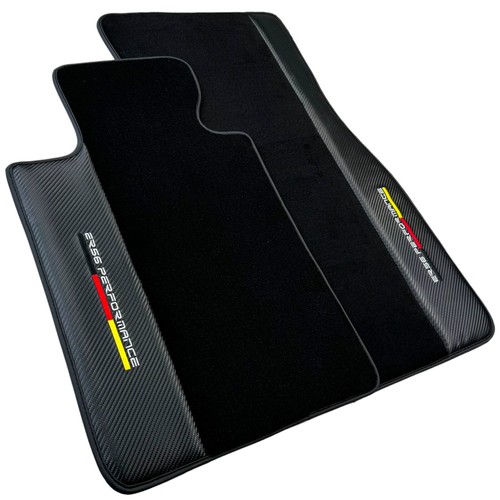 Black Floor Mats for BMW 2 Series M2 F87 (2016–2021) with Carbon | ER56 - Picture 12 of 14