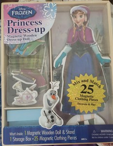 elsa magnetic doll