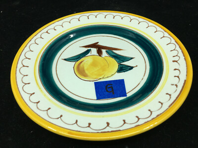 Stangl Pottery 1 Bread Plate Terra Rose Garden Flower Yellow Plum 3698 3700 #G
