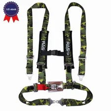 US Universal 4 Point 2” Racing Harness Shoulder Pad Belt Buckle