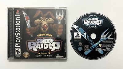 Looney Tunes Sheep Raider - Sony Playstation 1 PS1 PSX - CIB Complete