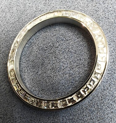18KT Yellow Gold Baguette Diamond Bezel for Platinum Daytona 116508 126508