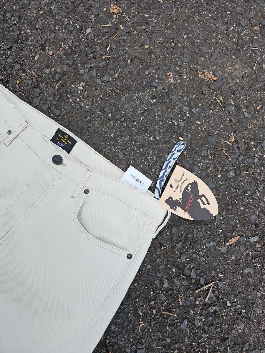 【美品】Vivienne Westwood Anglomania Lee M Vivienne Westwood ANGLOMANIA×Lee Orb Embroidery Stretch