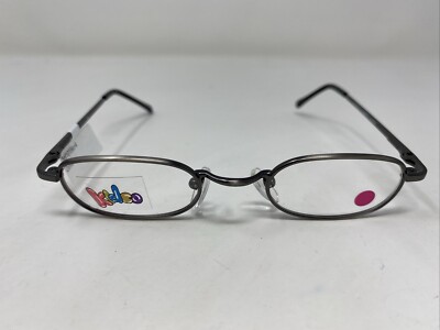 Kidco BUDDY GUNMETAL 41-18-125 Metal Full Rim Eyeglasses Frame SX38