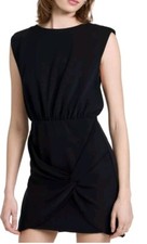 New Free People Black  Runaway Knit Mini Dress Women XS Little Black Dress Sexy