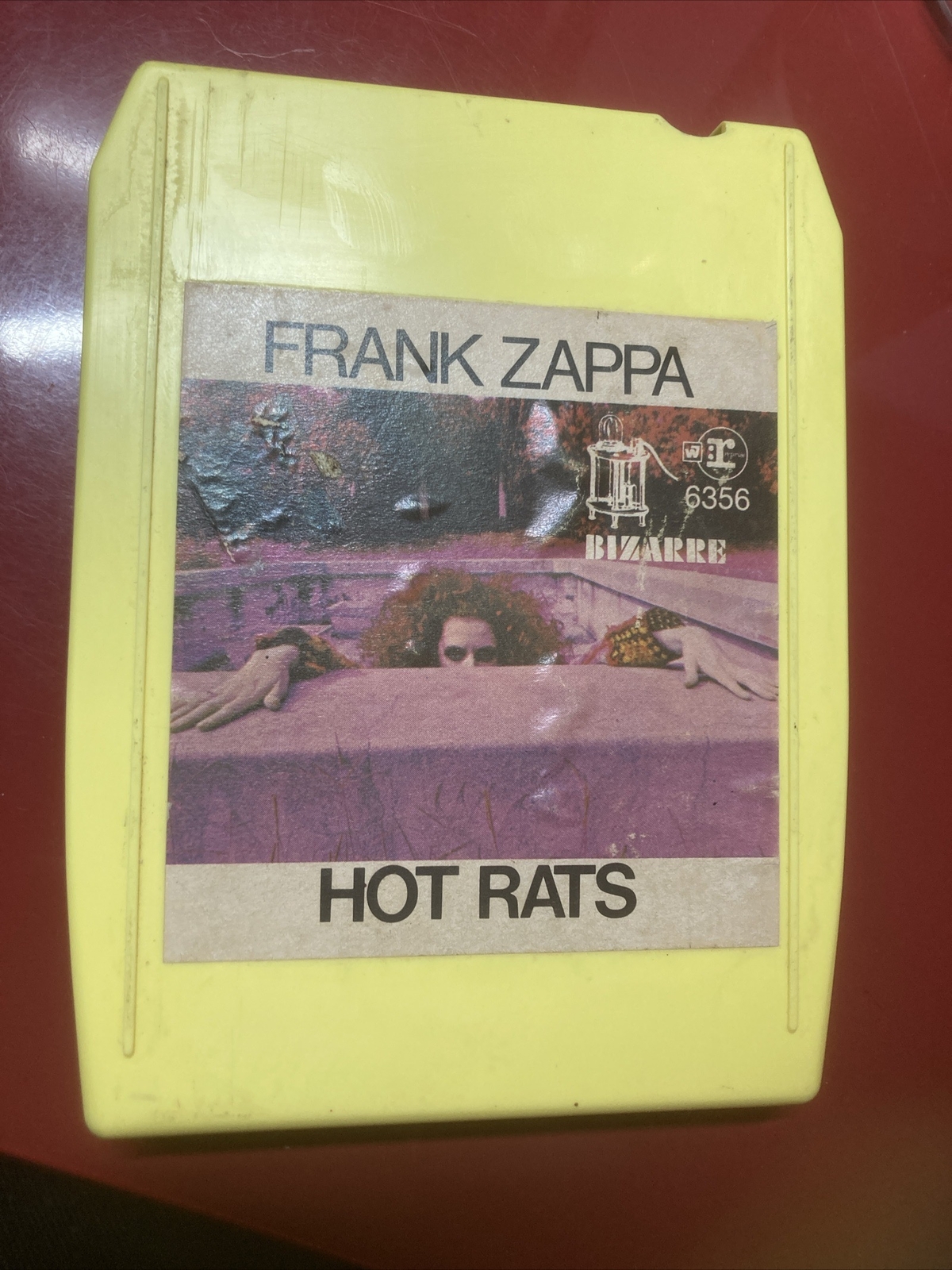 FRANK ZAPPA  ◆ HOT RATS  ◆  8 TRACK TAPE New Foam installed. Works perfectly.
