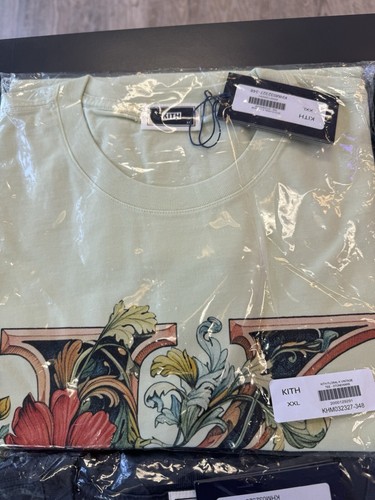 Camiseta KITH Floral K Vintage XXL NUEVA EN BOLSA - Imagen 2 de 2