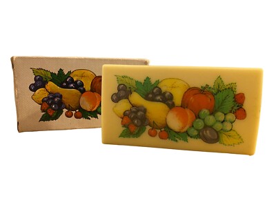 Vintage Fuller Brush Company Deluxe Table Tidy Fruit Design *Box Included