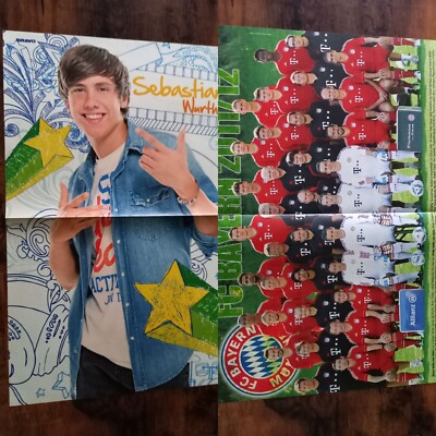 Sebastian Wurth FC Bayern München Poster Sammlung Konvolut Gr. M