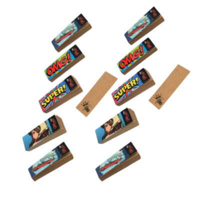 Monkey King | Superhelden Filter Tips | 10er Pack Bundle | Ungebleichte Filter Tips