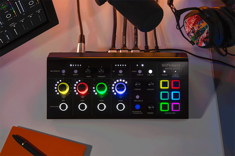ローランド　Roland BRIDGE CAST X Amazon.com: Roland BRIDGE CAST X Dual Bus Gaming Mixer