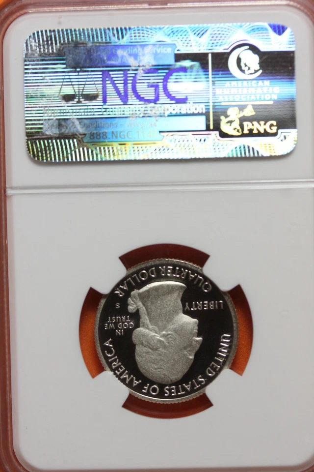 2011 S 25C NGC PF 70 Ultra Cameo Proof Clad Glacier Early Releases #B40339 - Image 2 of 2