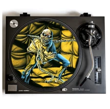 IRON MAIDEN Turntable Slipmat for Vinyl Records 12" DJ Slip Mat Heavy Metal