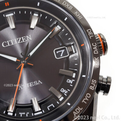 CITIZEN ATTESA Light Current CB0286-61E Black Eco-Drive Men's