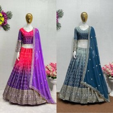 BOLLYWOOD PARTY LEHENGA CHOLI INDIAN DESIGNER LEHENGA WEAR WEDDING ETHNIC