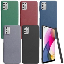 For Motorola Moto G Stylus 2021 RockSand Matte Rubber Silicone case back cover