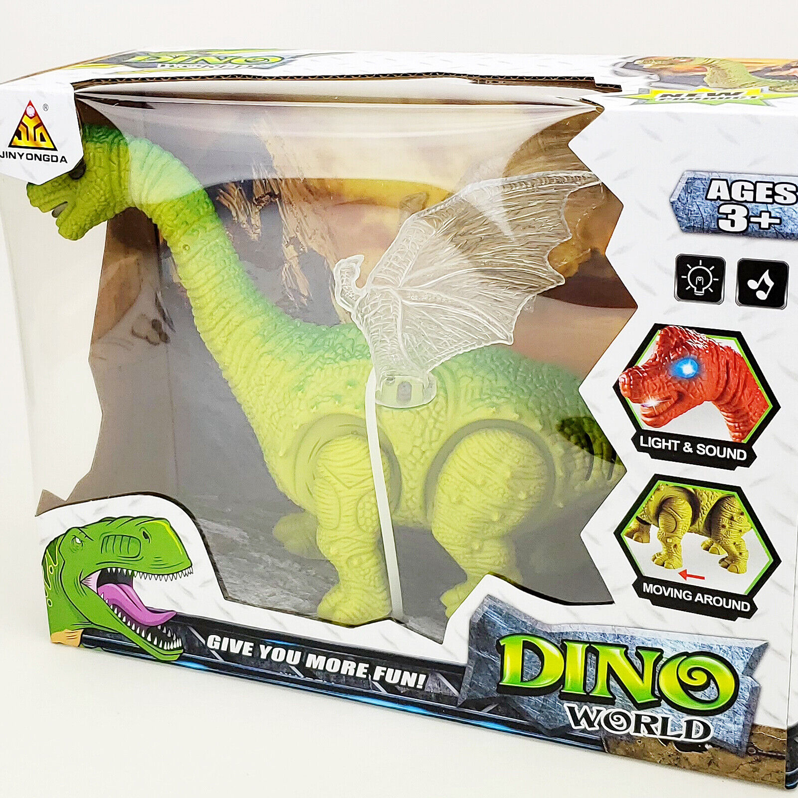 Ranking TOP20 Dinosaur Toy Kids Gift Walking Sale price Sound With and Light Gre