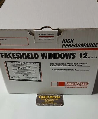FIBRE-METAL 4199 CLZ Fiber Metal Faceshield Windows