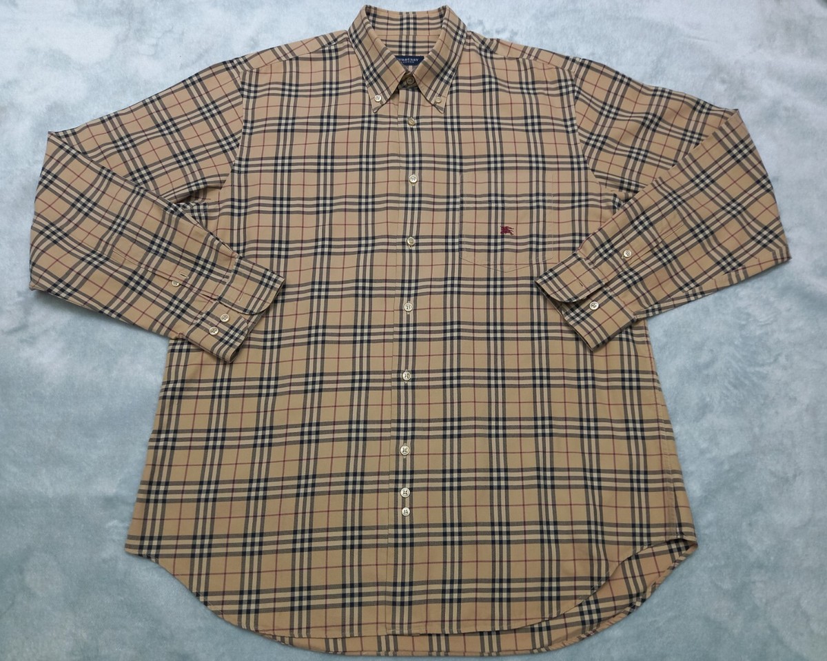 BURBERRY LONDON 長袖シャツ L アンゴラ　【BBW82-171】 BURBERRY LONDON 長袖シャツ L アンゴラ 【BBW82-171】 BURBERRY