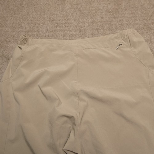 SportHill Pants Women's Khaki Crop Elastic Back Waistband SLP Stretch - Picture 11 of 11