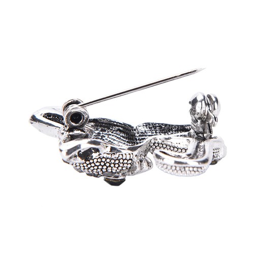 Brooch Crystal Rhinestone Animal Lovely Broach Pin Bridal Jewelry Accessory T vi - Picture 11 of 12