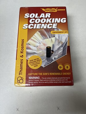 Factory Sealed Solar Cooking Science Kit by Thames & Kosmos Experiment Kit New