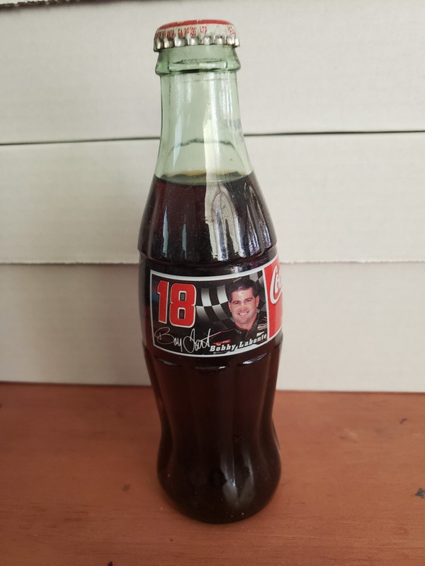 Bobby Labonte Coca Cola Racing Family 1998 Unopened 8 fl oz. Coke Bottle