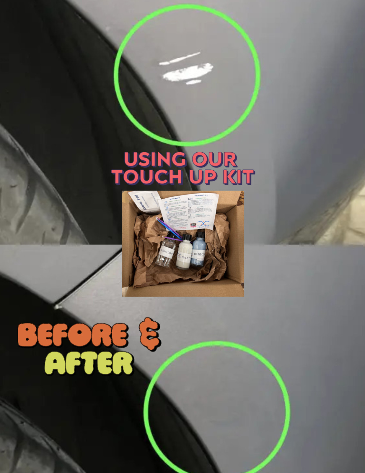 New OEM KIA Automotive Touch Up Kit for RIO, Sorento, Forte, Soul, Sedona, K5