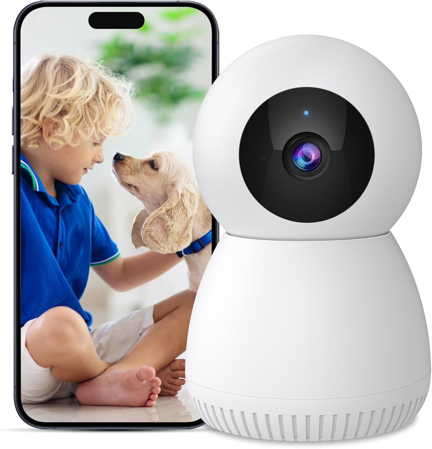 1080P Baby Monitor, Phone App with AI Motion Detection, 2-Way Talk, Night Vision-image