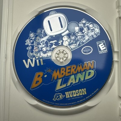Bomberman Land (Nintendo Wii, 2008) Hudson Games Disc Only Tested Working