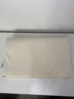 Tempur-Pedic Ergo Medium Neck Support Pillow   20x12.5x4.75'' Memory Foam Cleaned