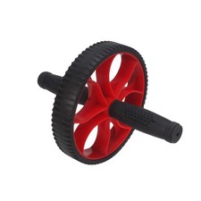 AB Roller Wheel   Single-Wheel Core Trainer for Gym  Home Workouts Red 