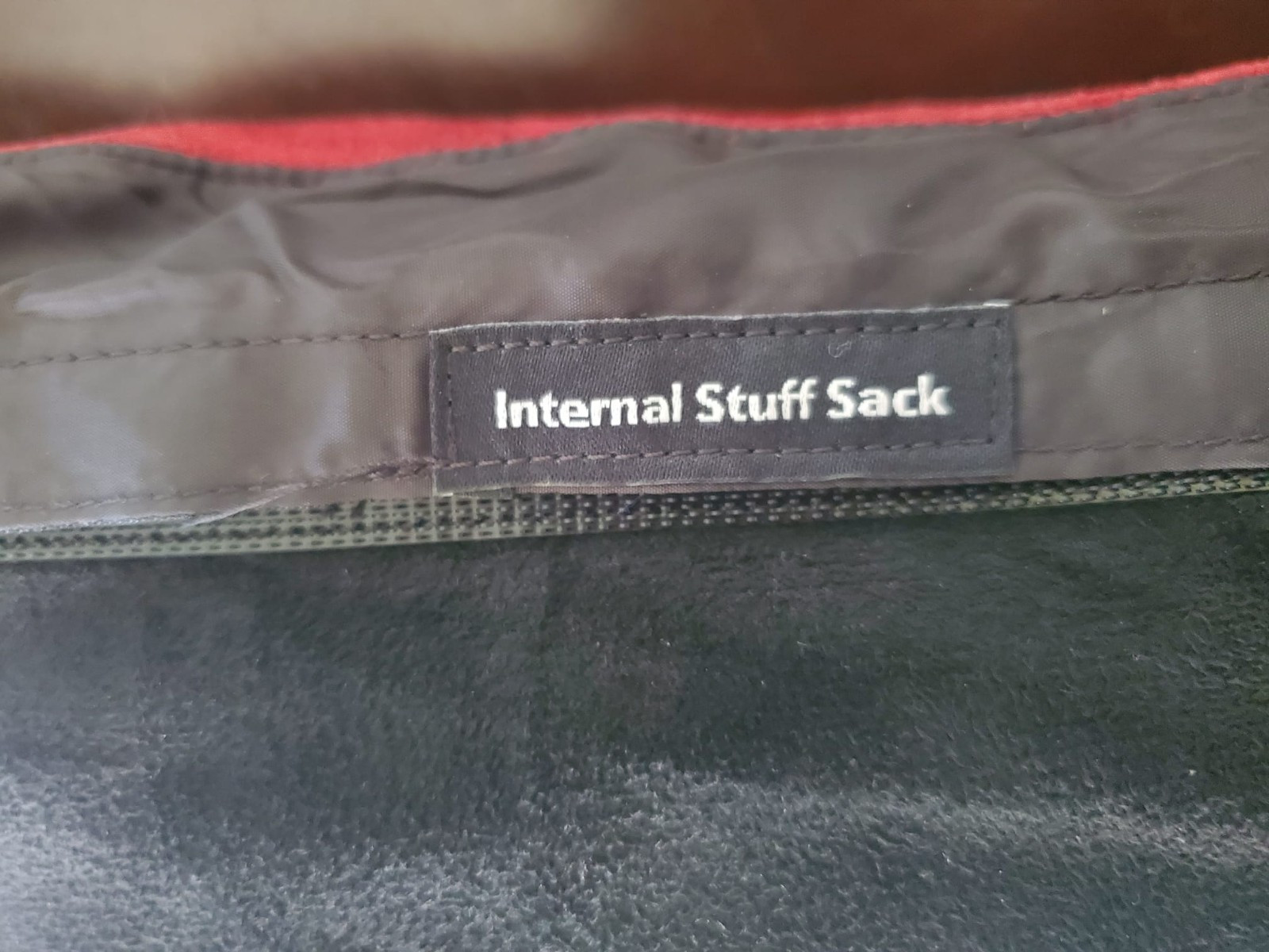 Down Filled Pillows for Camping/Travel Washable Soft Cover RED