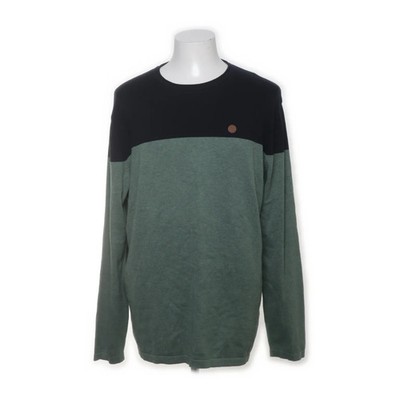 Springfield, Strickpullover, Größe: 2XL, Blau/Grün, Baumwolle, Herren #HyP