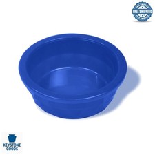 Heavy Duty 20 oz Translucent Plastic Pet Bowl for Dogs  Cats