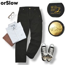 Standard Made In Japan Orslow Double Knee Work Cargo Pants S Black Men'S America