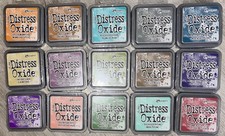 Tim Holtz 15 Distress Oxide Ink Pad Set NEW Ranger Scrapbook Stamp Emboss