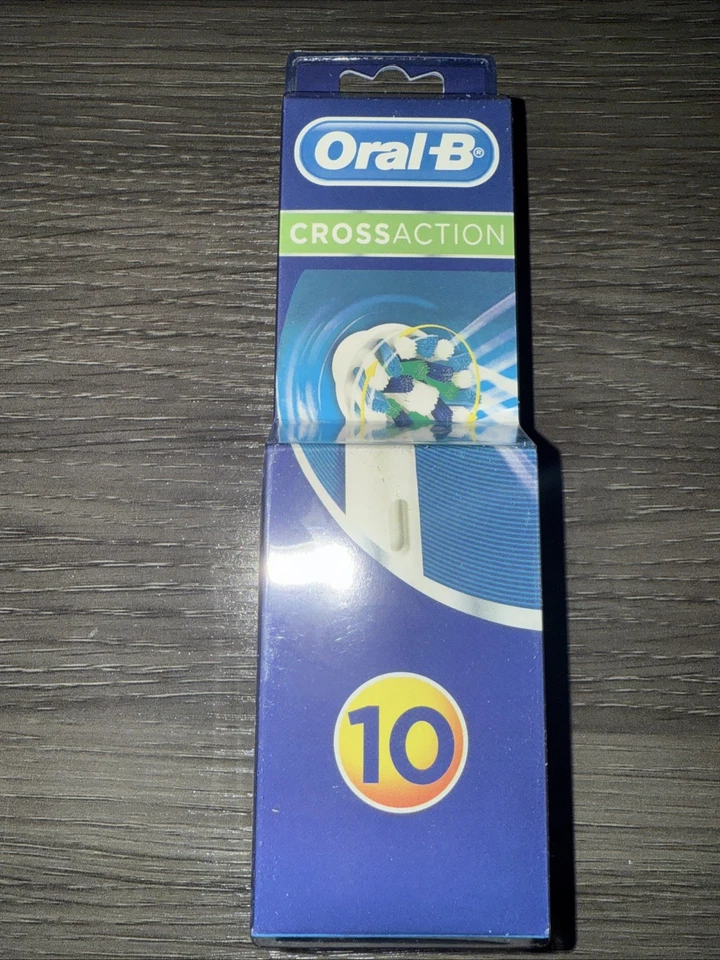 Oral-B Cross Action Electric Toothbrush Head Pack of 10 - Image 4 of 4