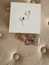 Apple AirPods Pro 2nd Generation Bluetooth New Open BoxWith Free Keychain Case