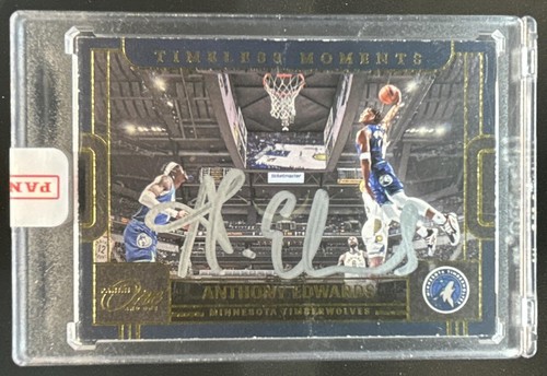 2025 Black Box Panini One & One Anthony Edwards Timeless Moments Auto #1/1