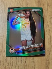 2025 Panini Prizm WNBA Aneesah Morrow Rookie Variation Green Prizm RC #146 Sun