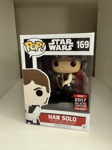 Funko Pop! Star Wars Han Solo 169 A New Hope 2017 Galactic Convention Exclusive
