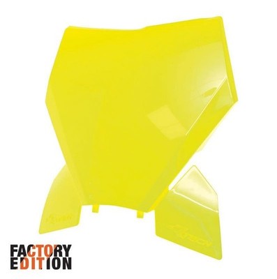 R-TECH N/YELLOW FACTORY FRONTPLATTE KTM SX/SX-F/XC/XC-F 2023-2025