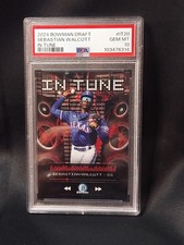 2024 Bowman Draft - In Tune Sebastian Walcott #IT-20 (RC) PSA 10 POP 9