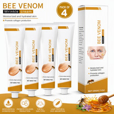 4PCS Bee Venom Wrinkle Removal Cream Bee Venom anti-Wrinkle Cream Moisturiser UK
